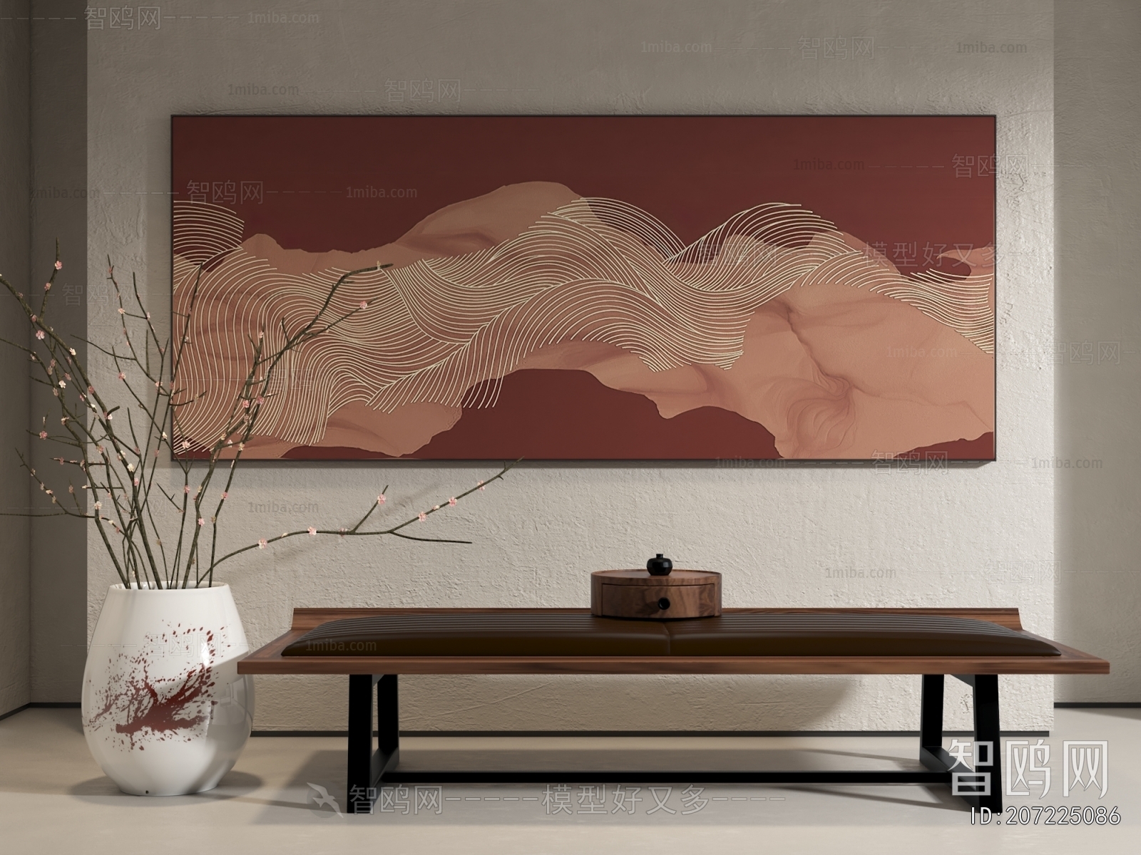 New Chinese Style Bench