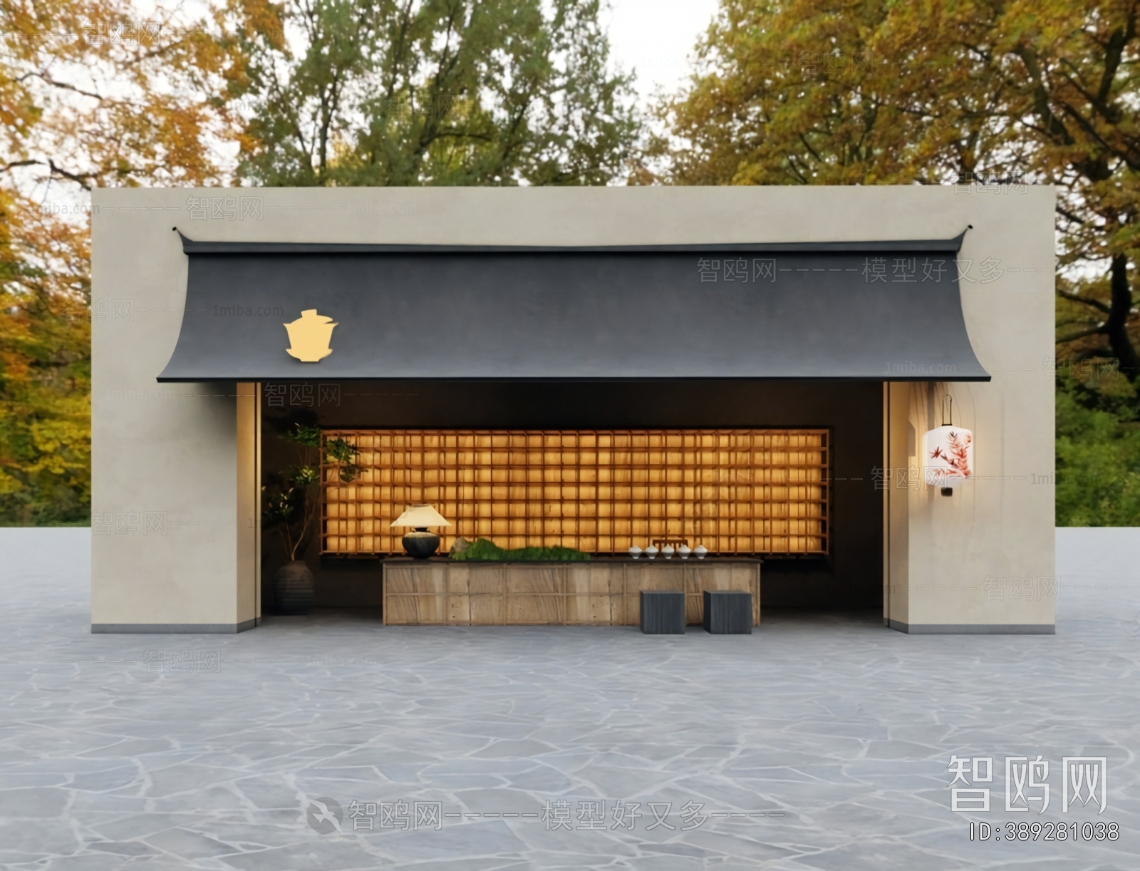 New Chinese Style Facade Element