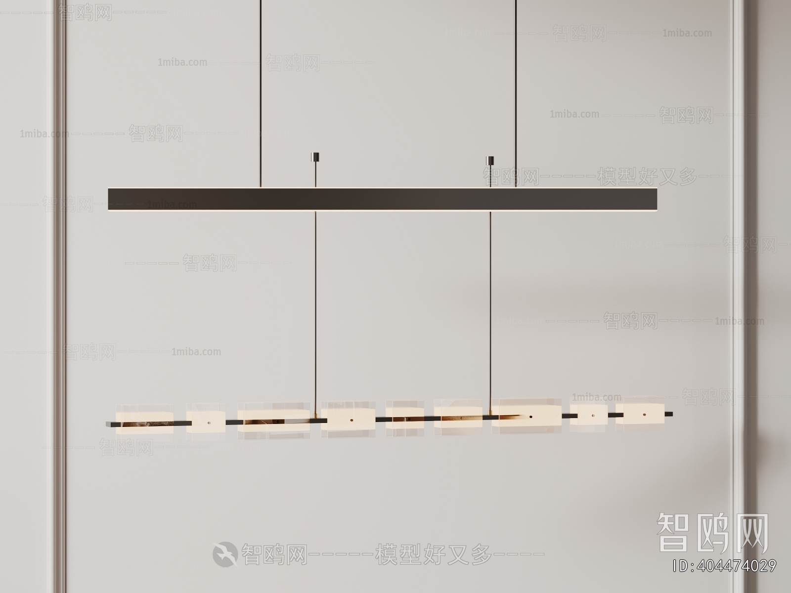 Modern Long Chandelier