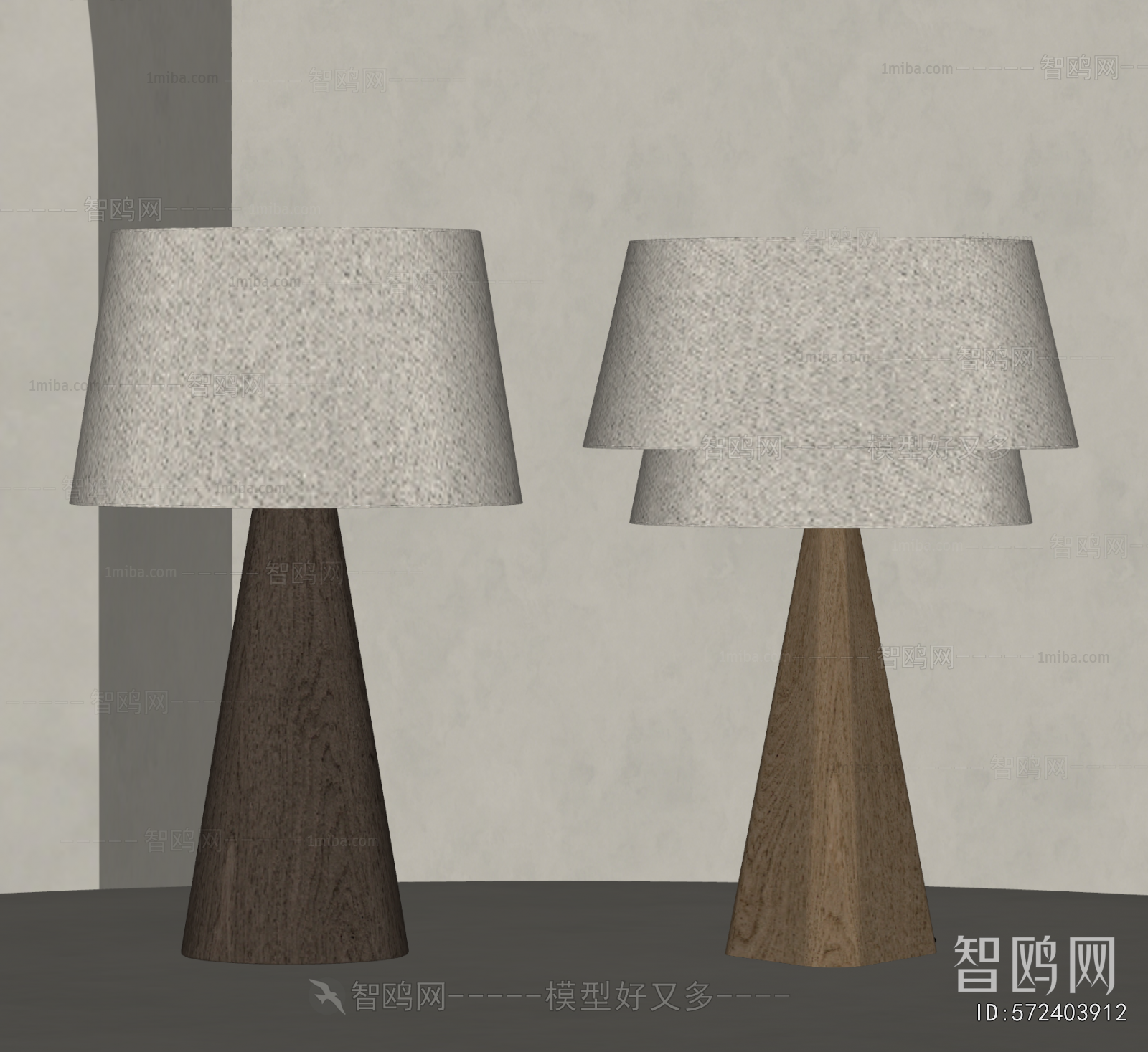 Wabi-sabi Style Table Lamp