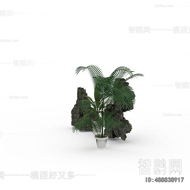 New Chinese Style Rockery Waterscape