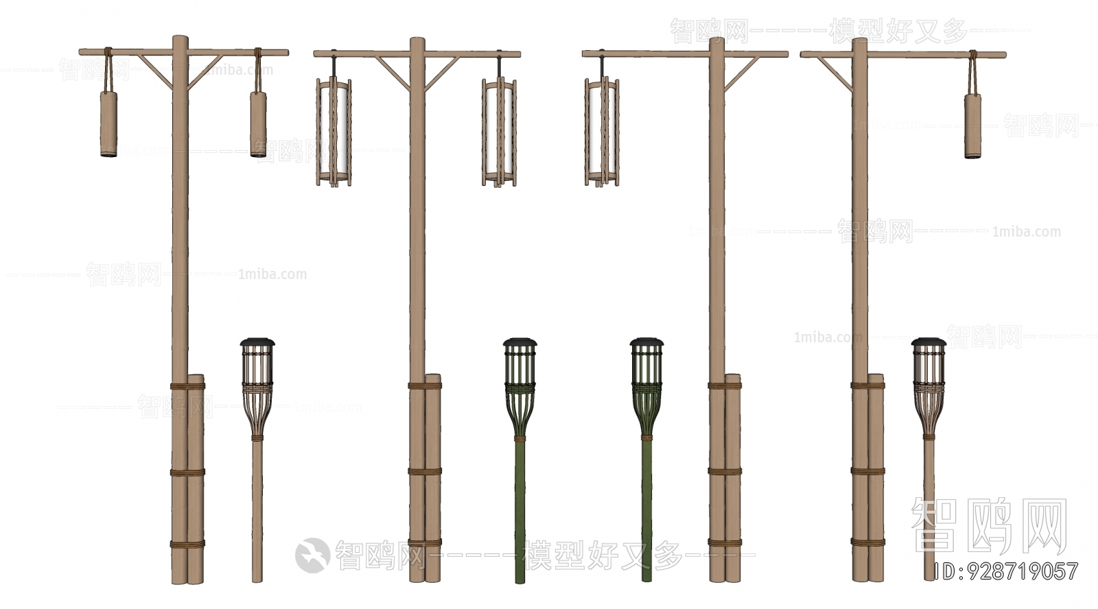 New Chinese Style Outdoor Light
