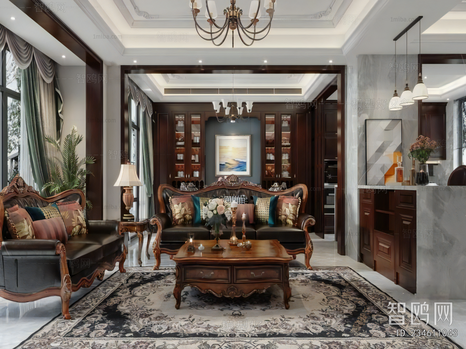 American Style A Living Room