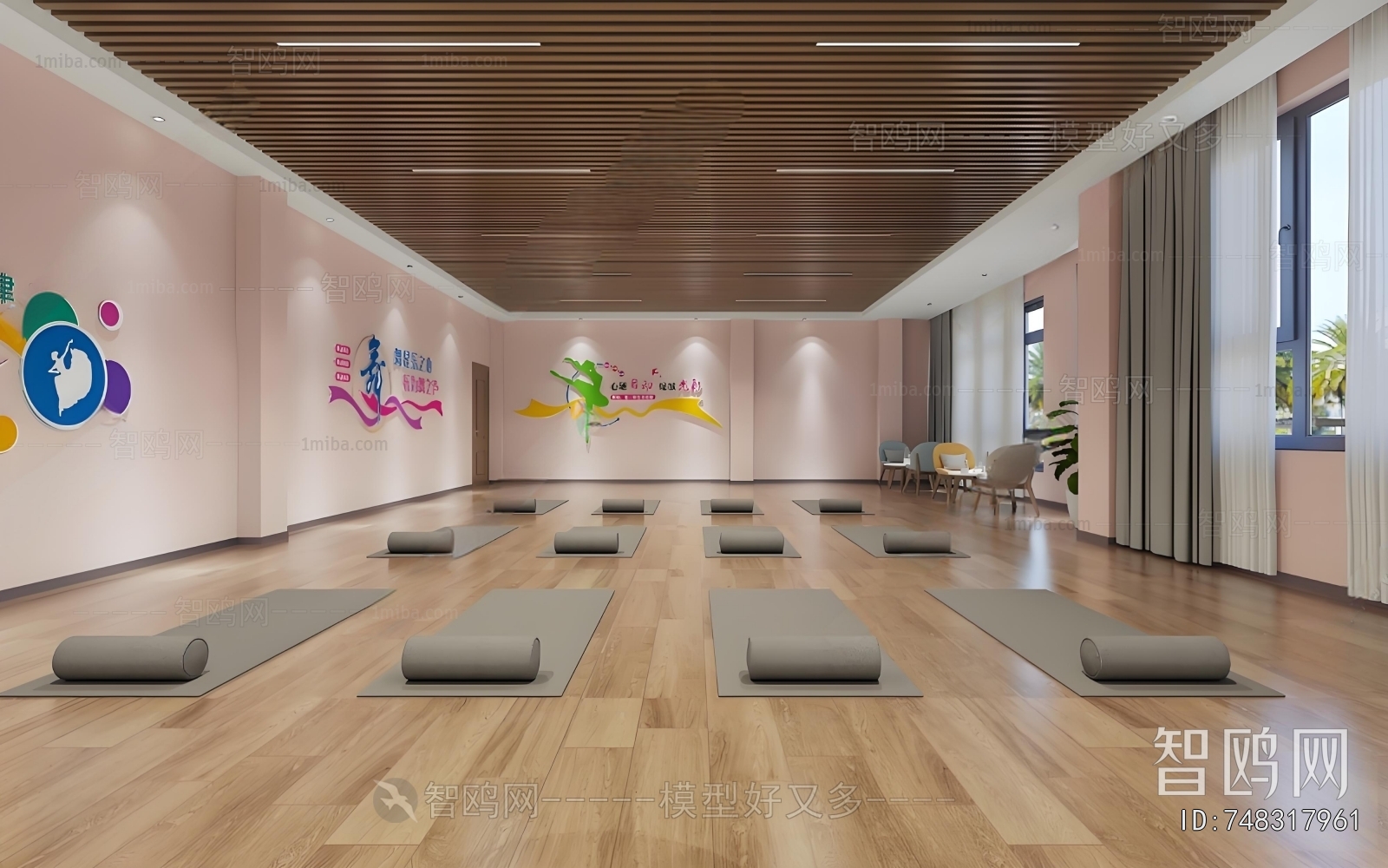 Modern Yoga Room
