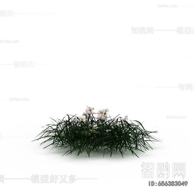 Modern Flowers And Grass