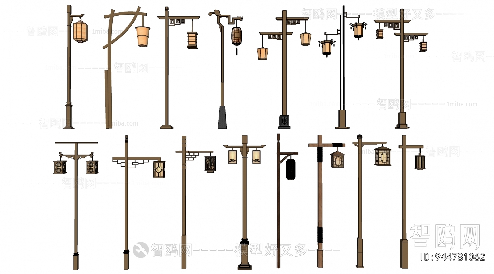 New Chinese Style Outdoor Light