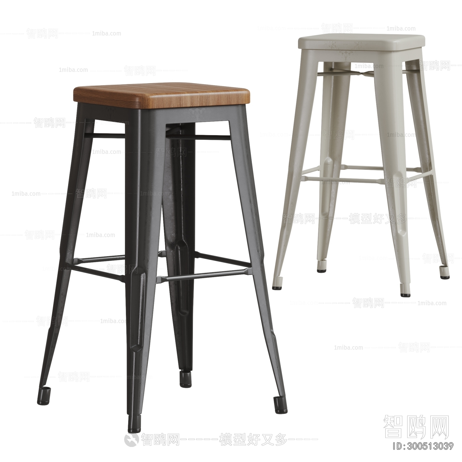 Industrial Style Bar Stool