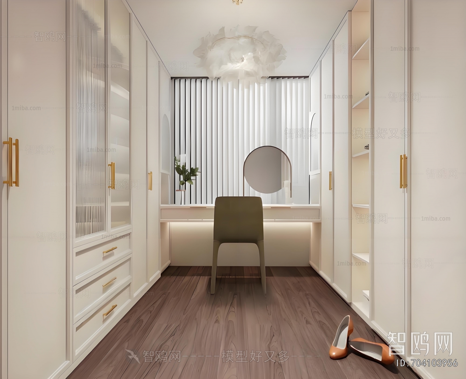 Modern Clothes Storage Area