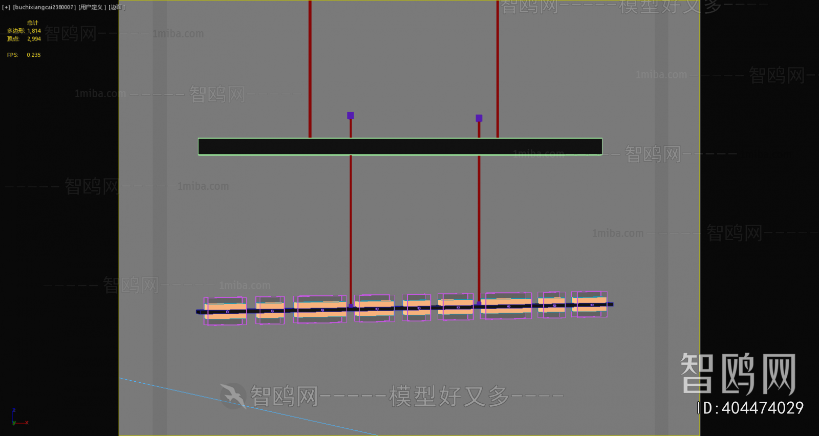 Modern Long Chandelier