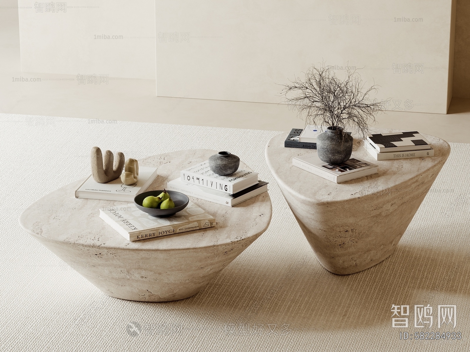 Wabi-sabi Style Coffee Table