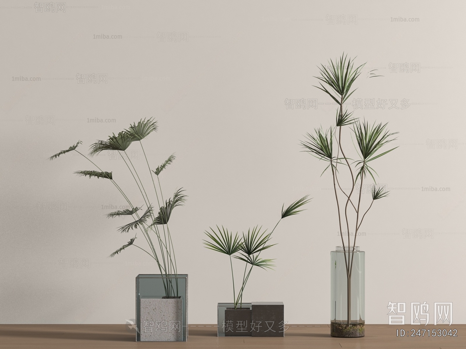 Modern Aquatic Green Plant