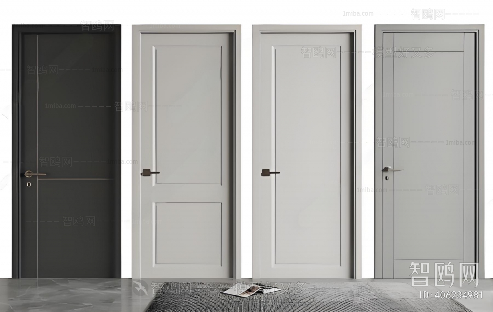 Modern Single Door