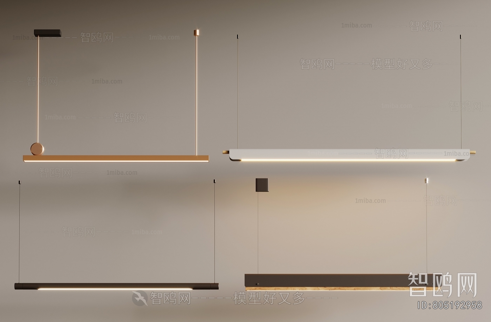 Modern Long Chandelier