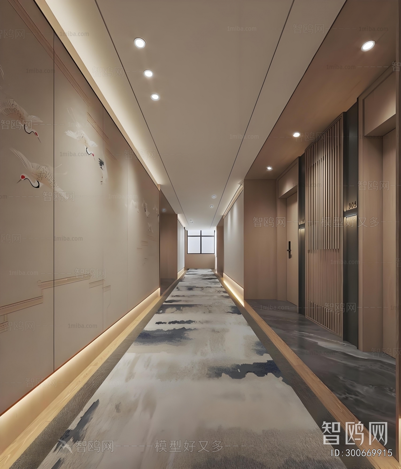 New Chinese Style Corridor
