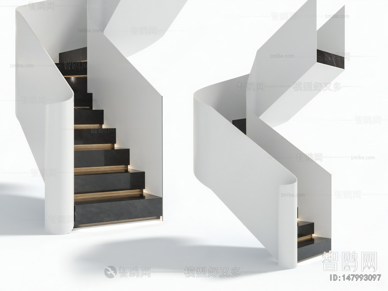Modern Rotating Staircase
