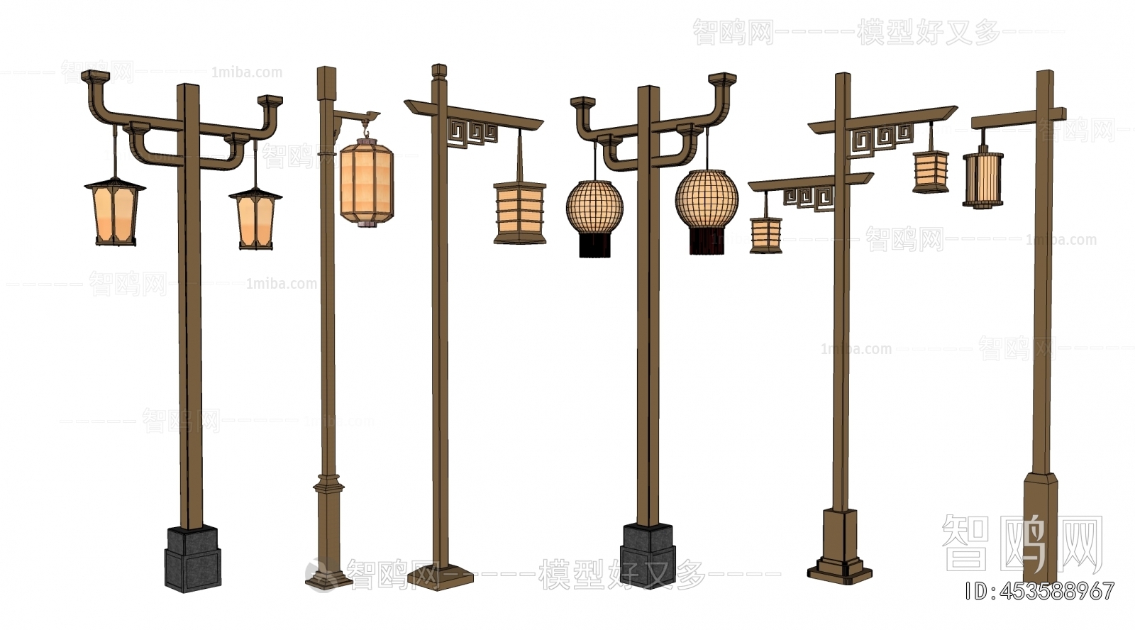 New Chinese Style Outdoor Light