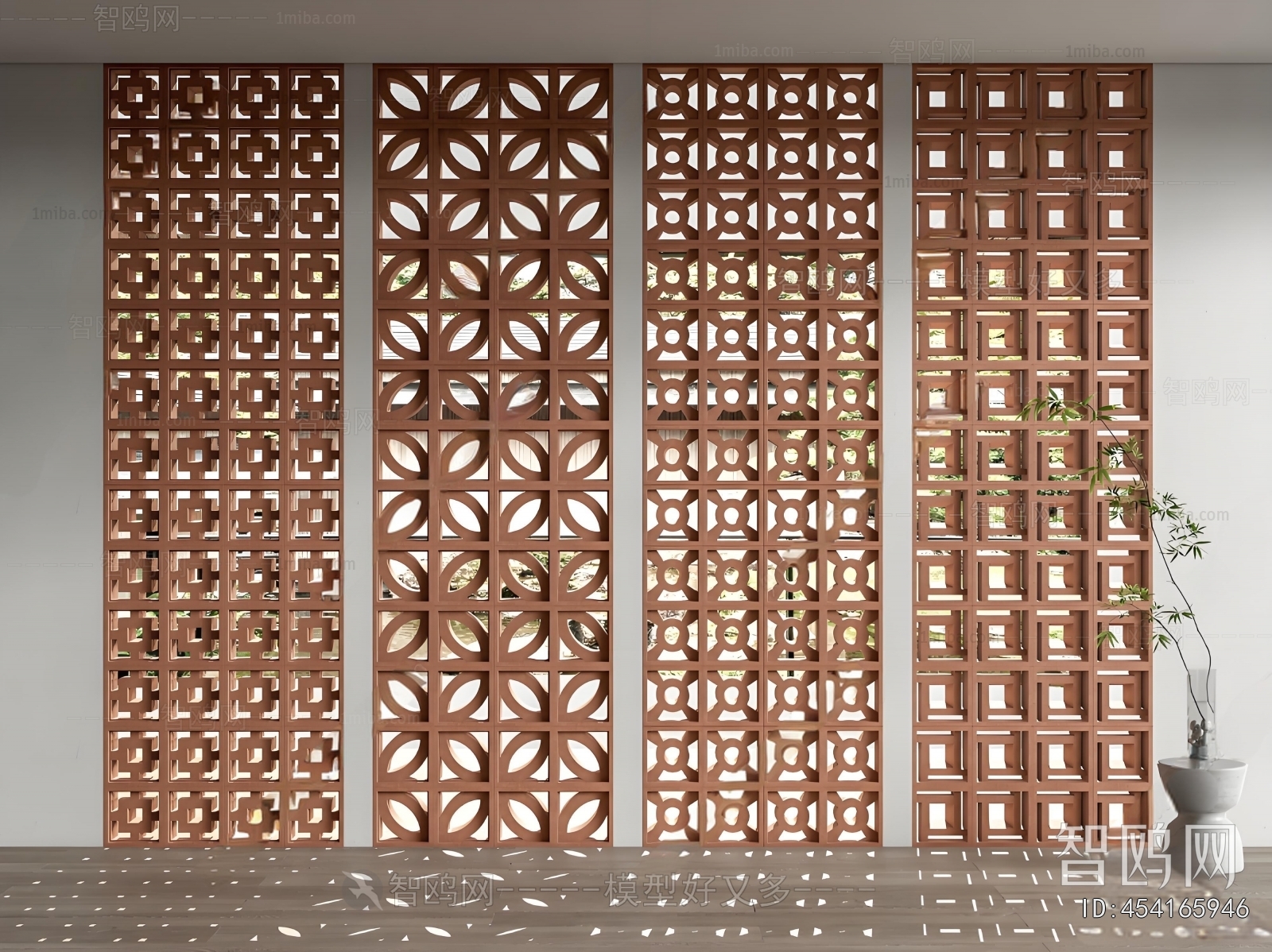 Modern Cement Brick Screen Partition