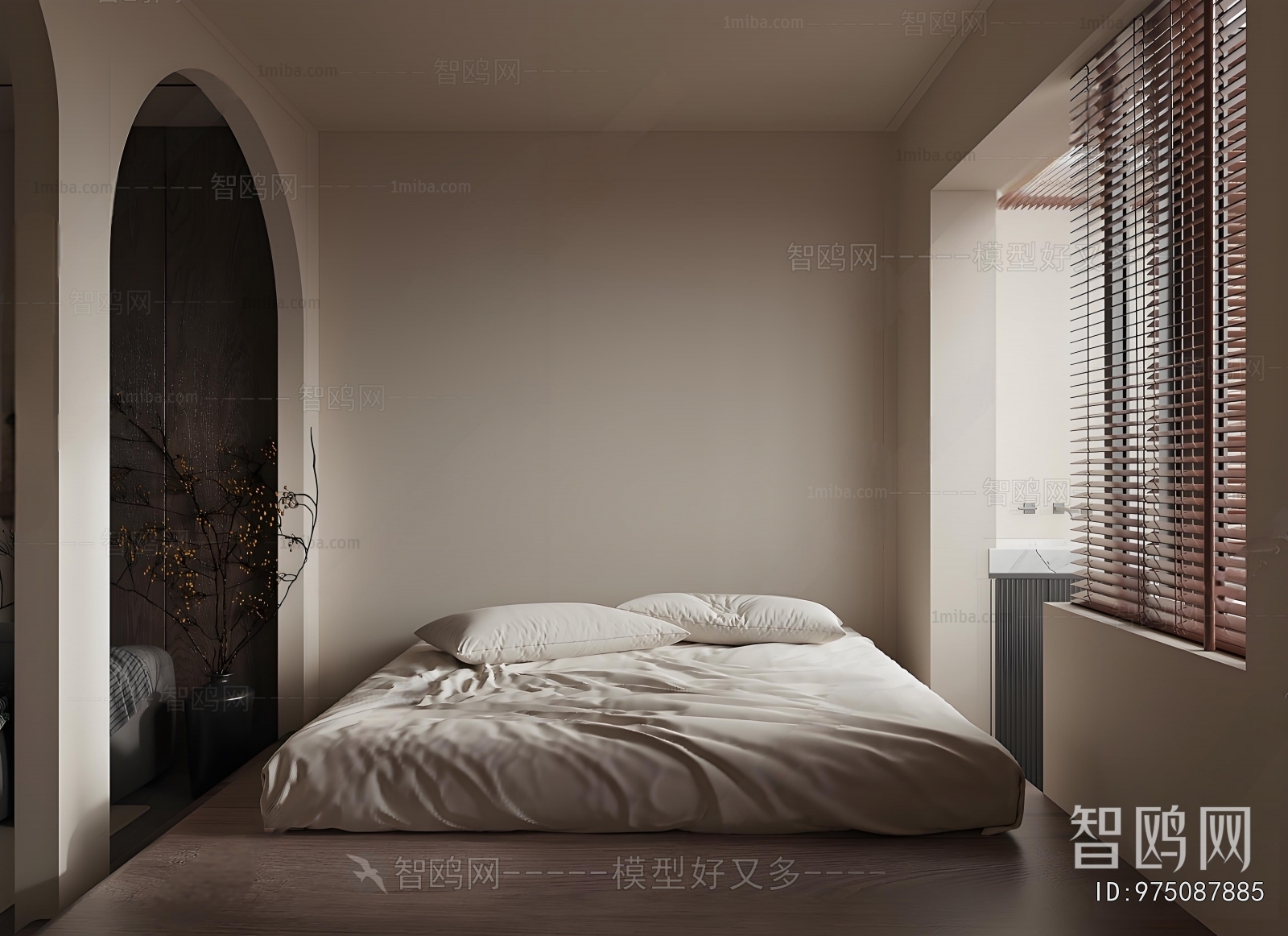 Wabi-sabi Style Bedroom