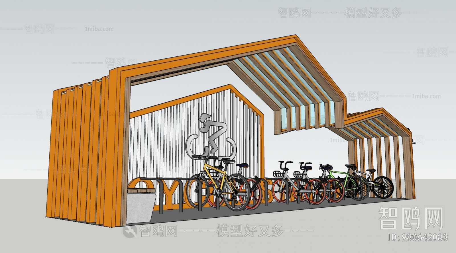 Modern Outdoor Parking Lot