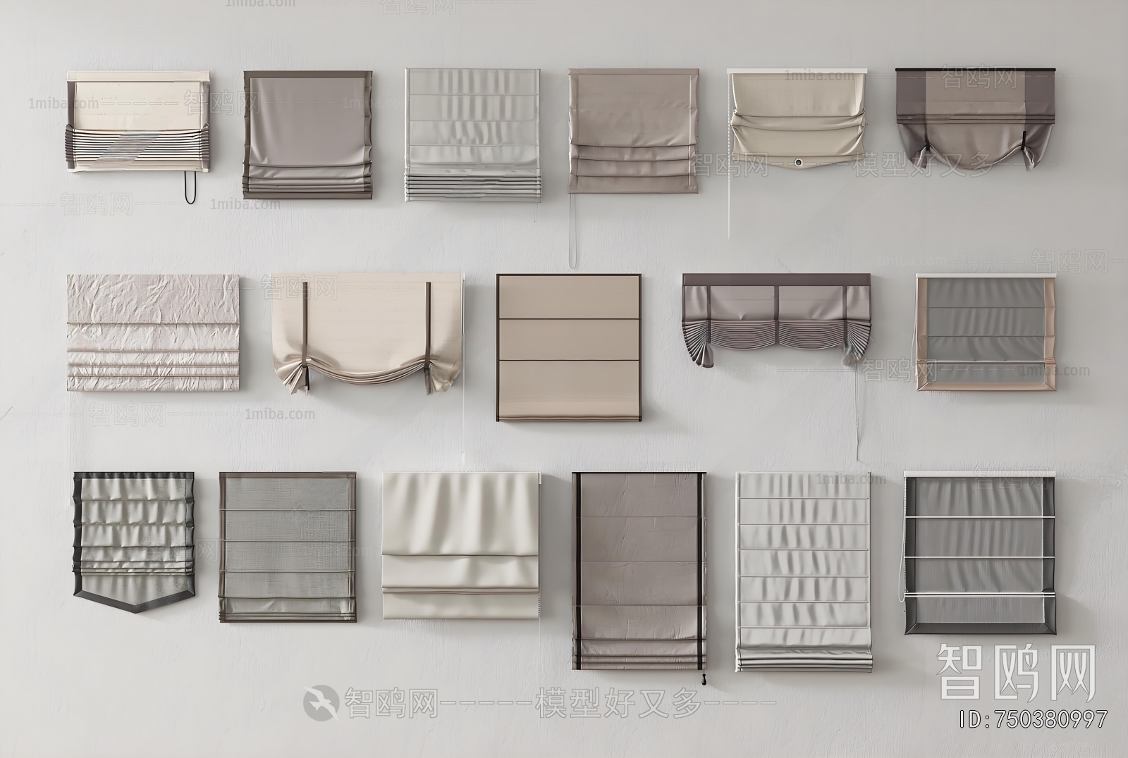 Modern Roman Curtain