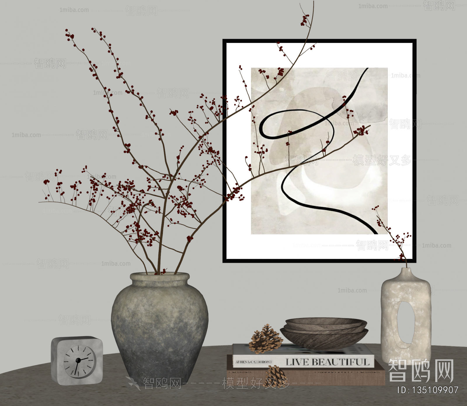 Wabi-sabi Style Decorative Set