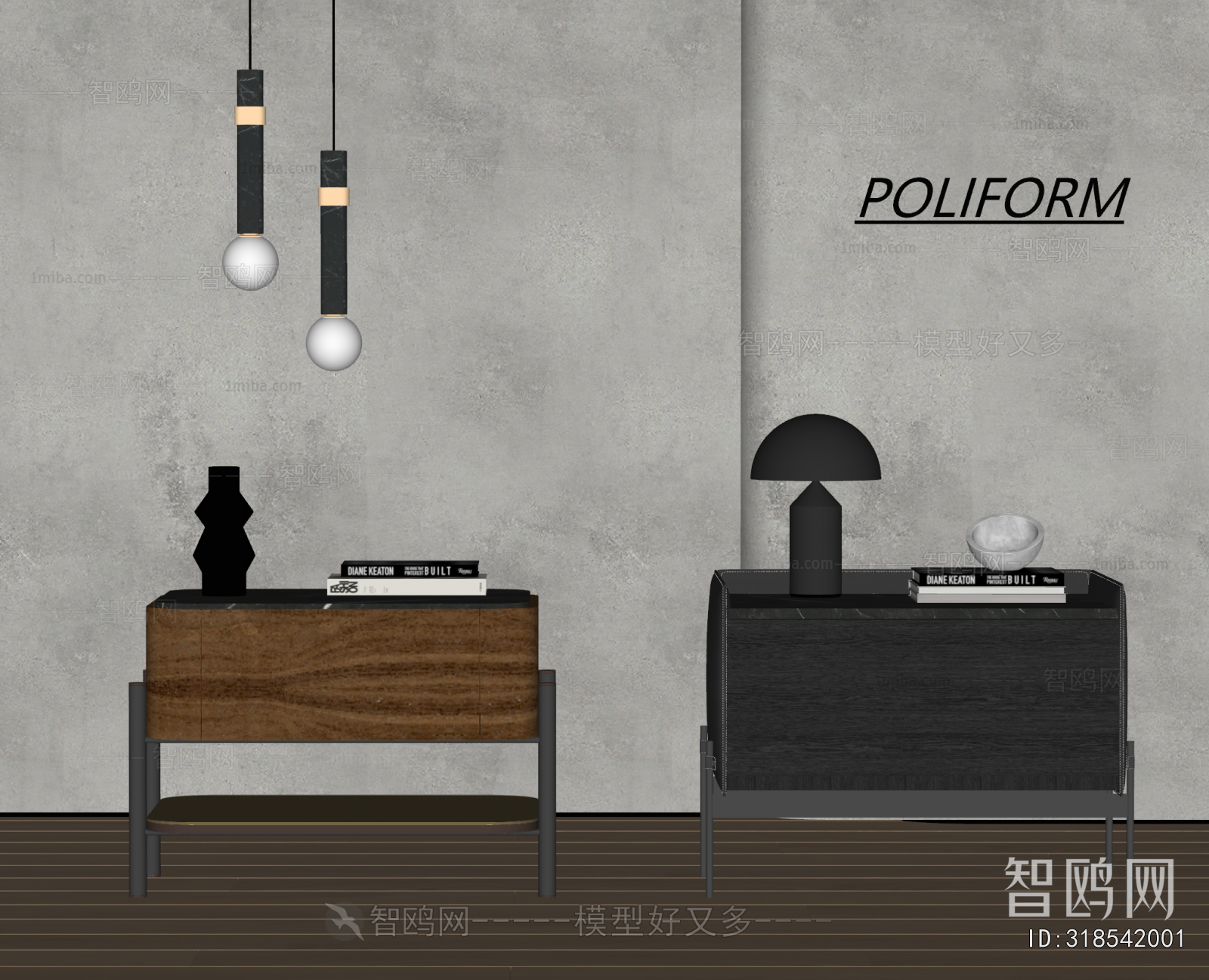 Modern Bedside Cupboard