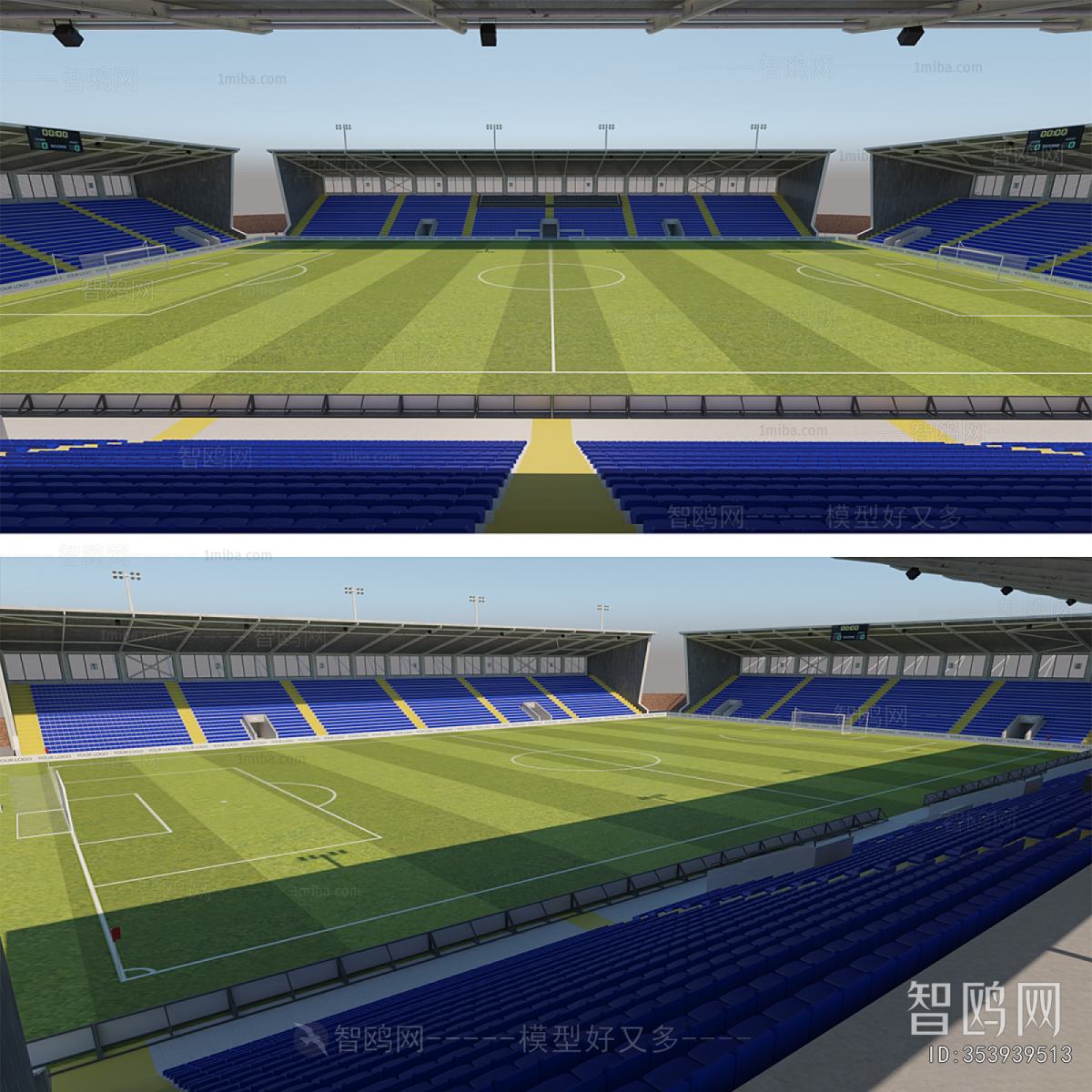 Modern Outdoor Sports Stadium