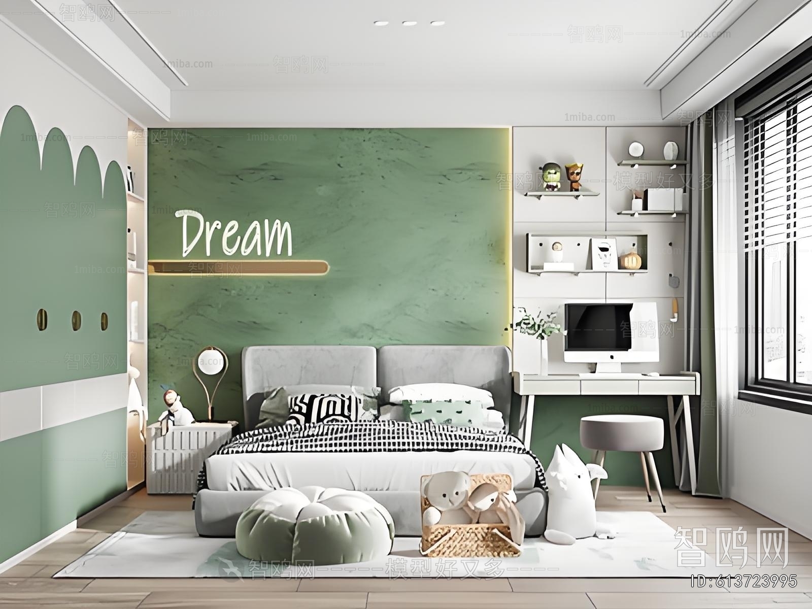 Modern Boy's Room And Son's Room