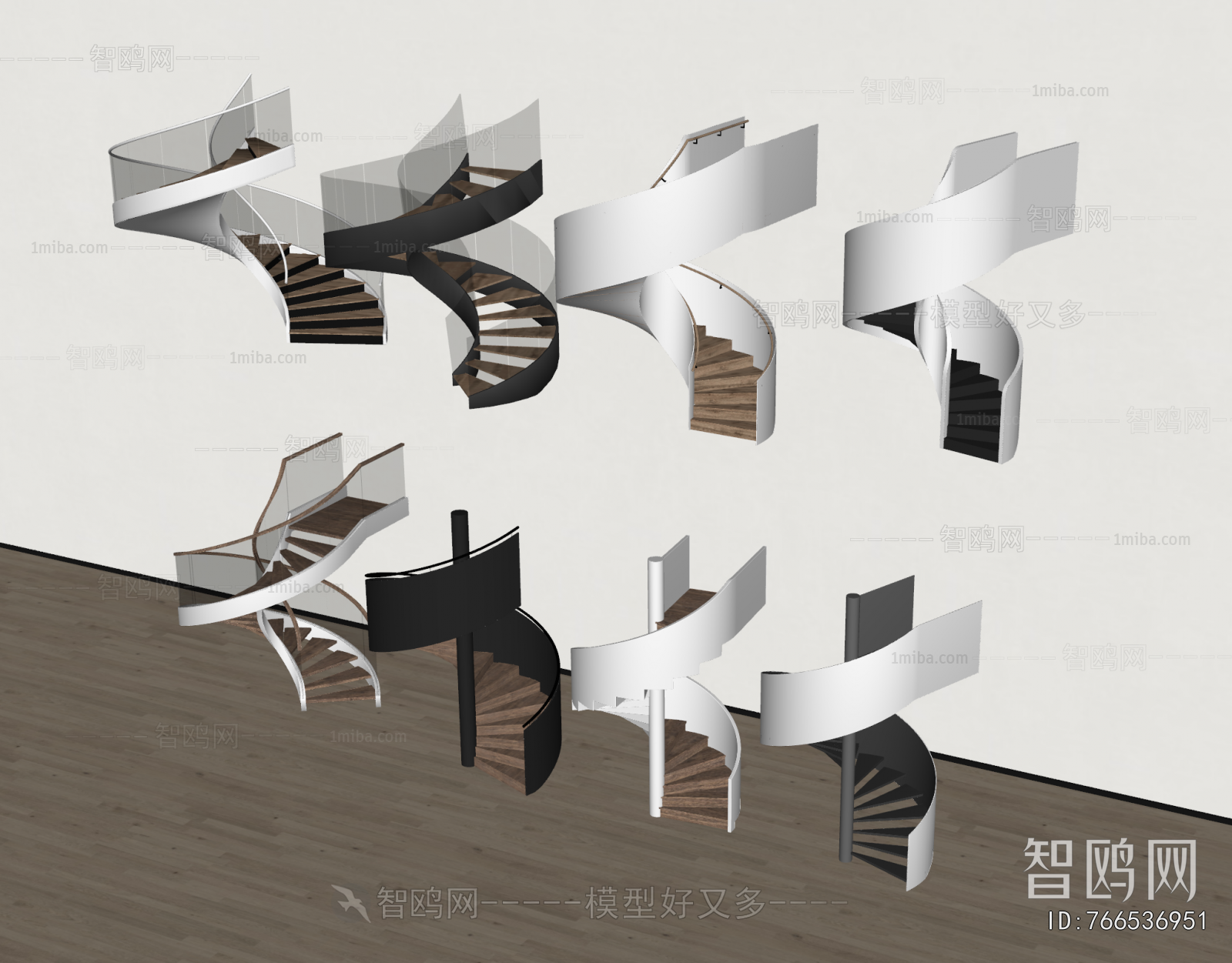 Modern Rotating Staircase
