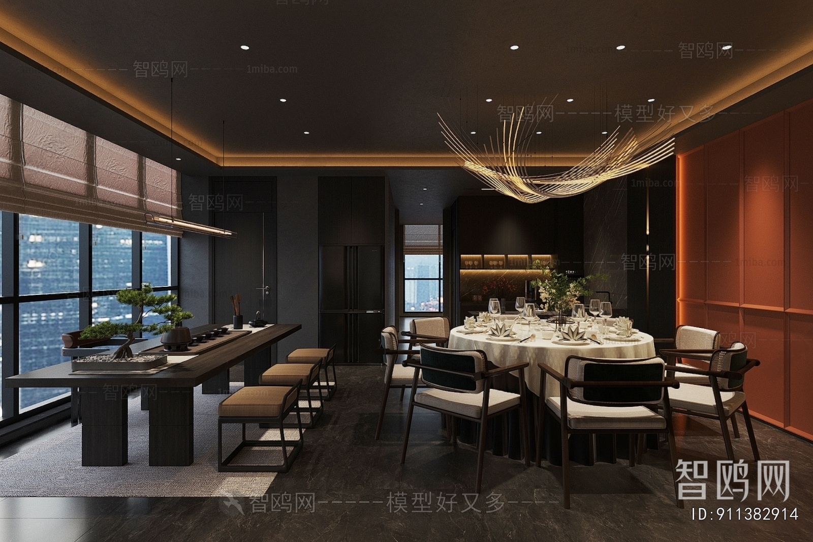 New Chinese Style Restaurant Box