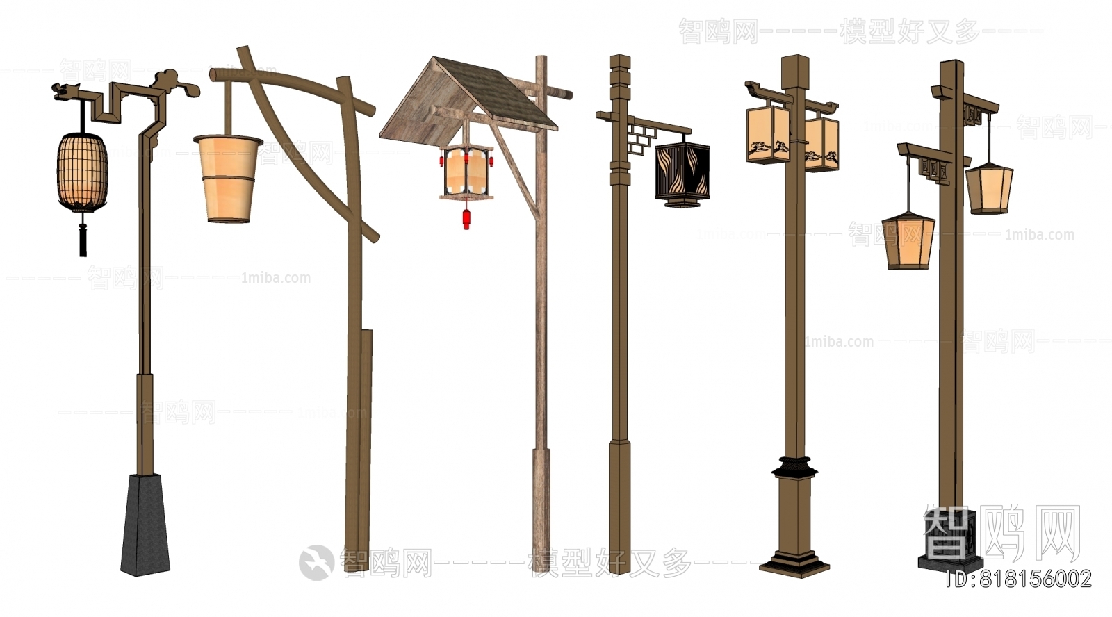 New Chinese Style Outdoor Light