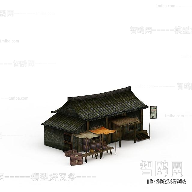 New Chinese Style Building Appearance
