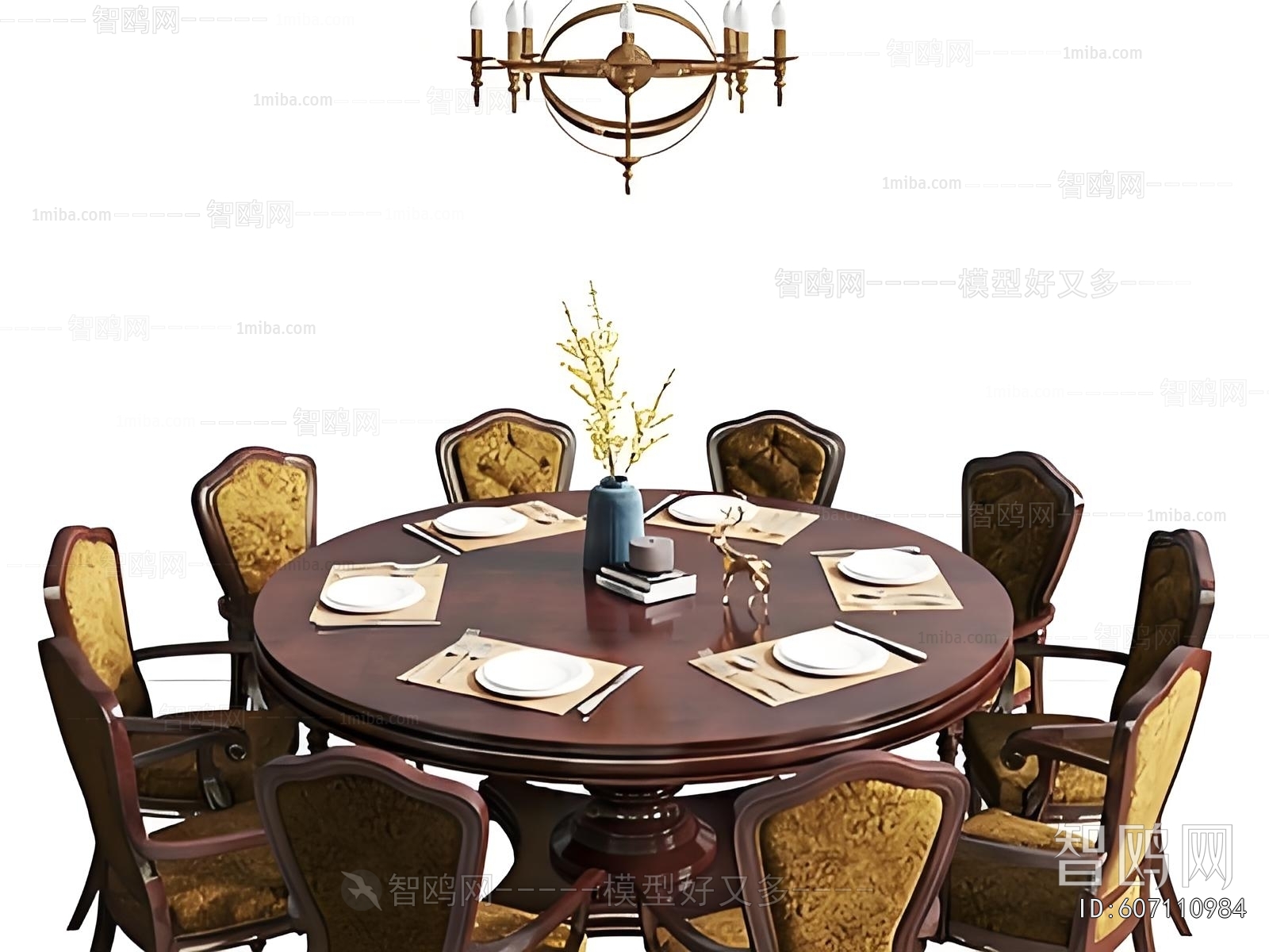 American Style Dining Table And Chairs