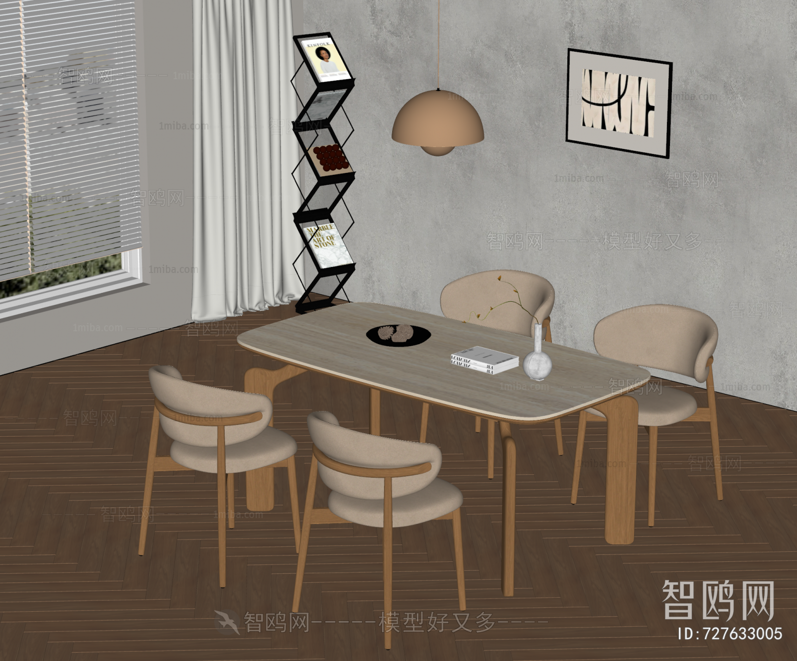 Nordic Style Dining Table And Chairs