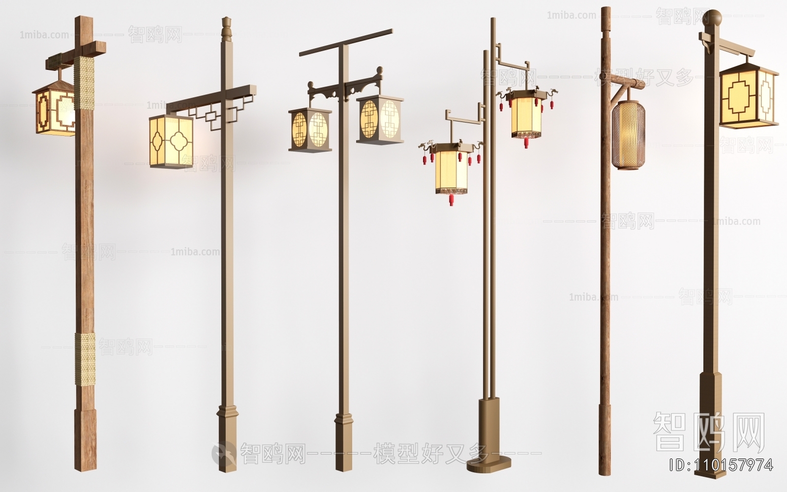 New Chinese Style Outdoor Light