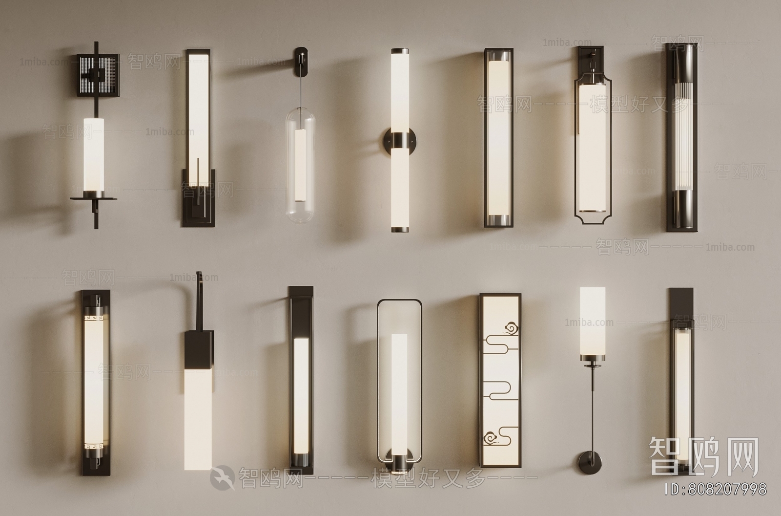 New Chinese Style Wall Lamp