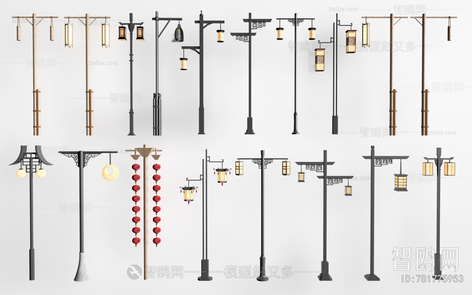 New Chinese Style Outdoor Light