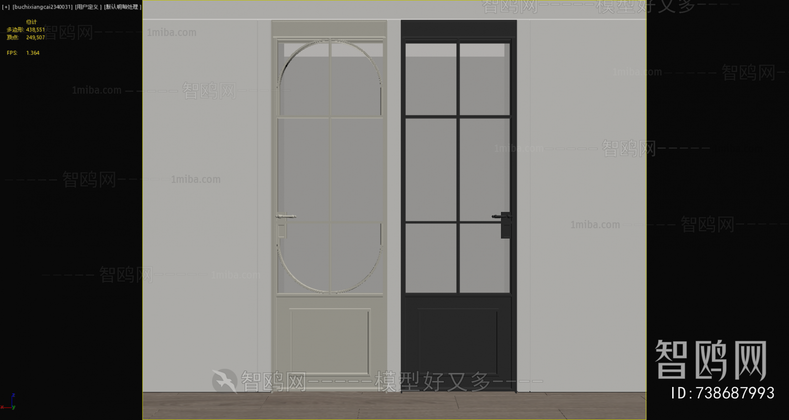 French Style Single Door