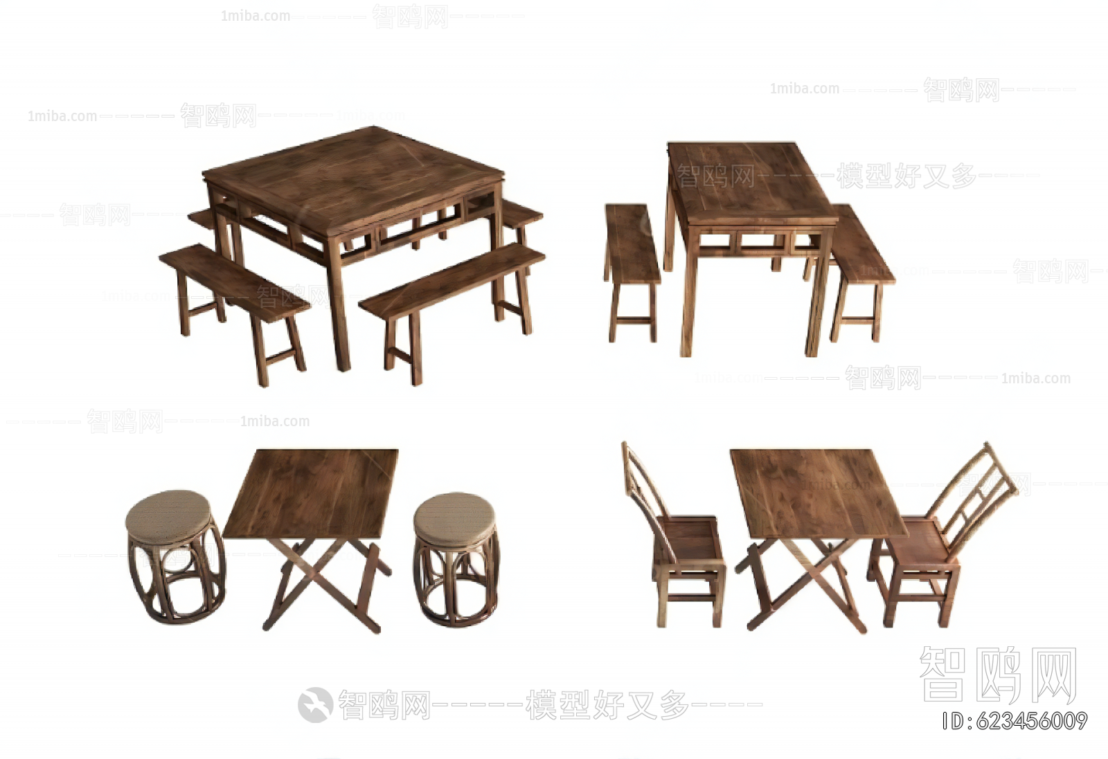 New Chinese Style Dining Table And Chairs