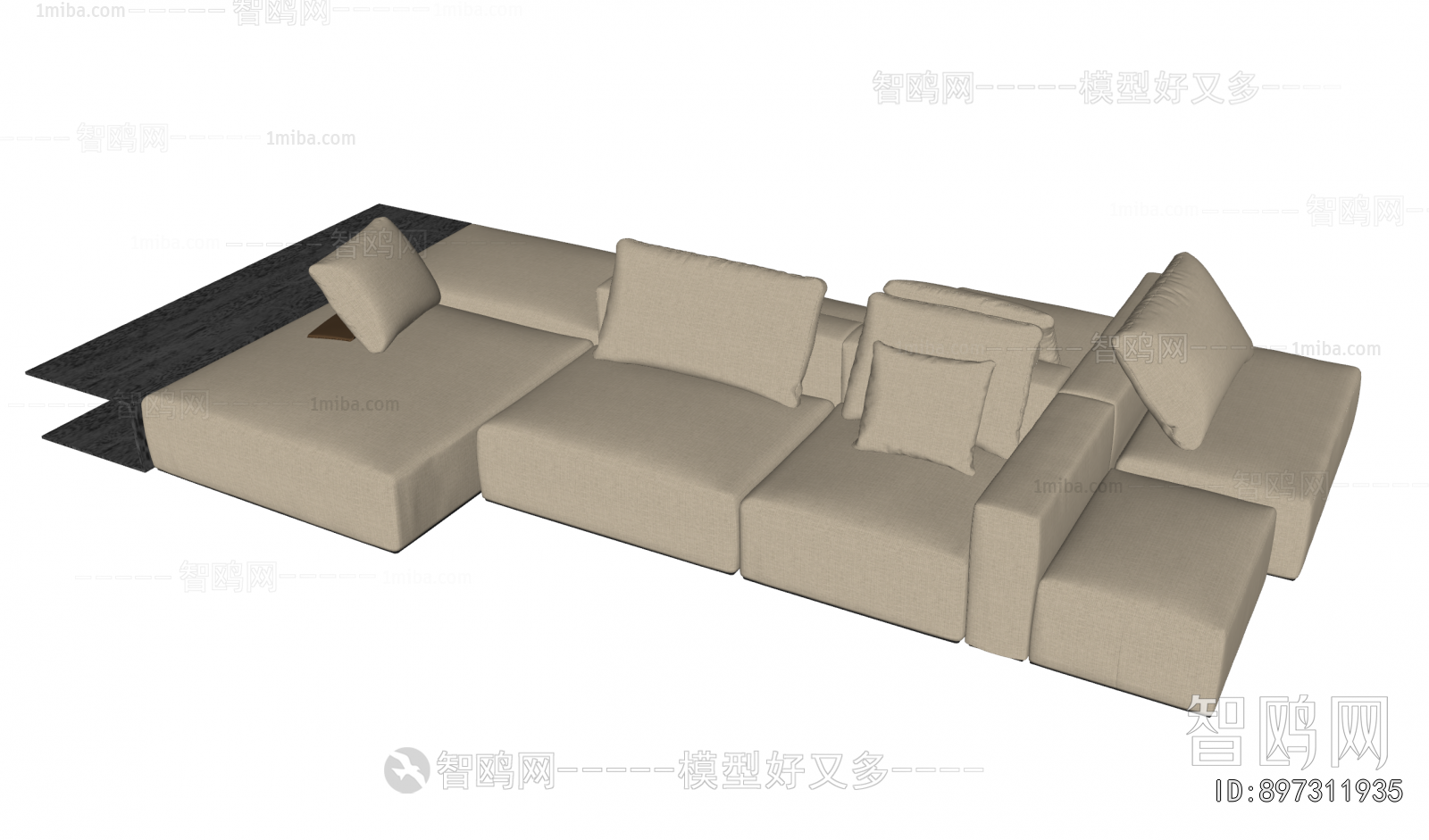 Modern Multi Person Sofa