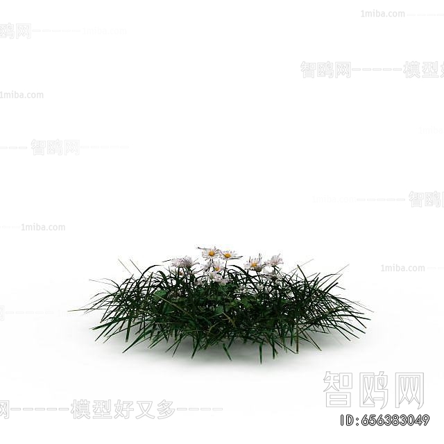 Modern Flowers And Grass