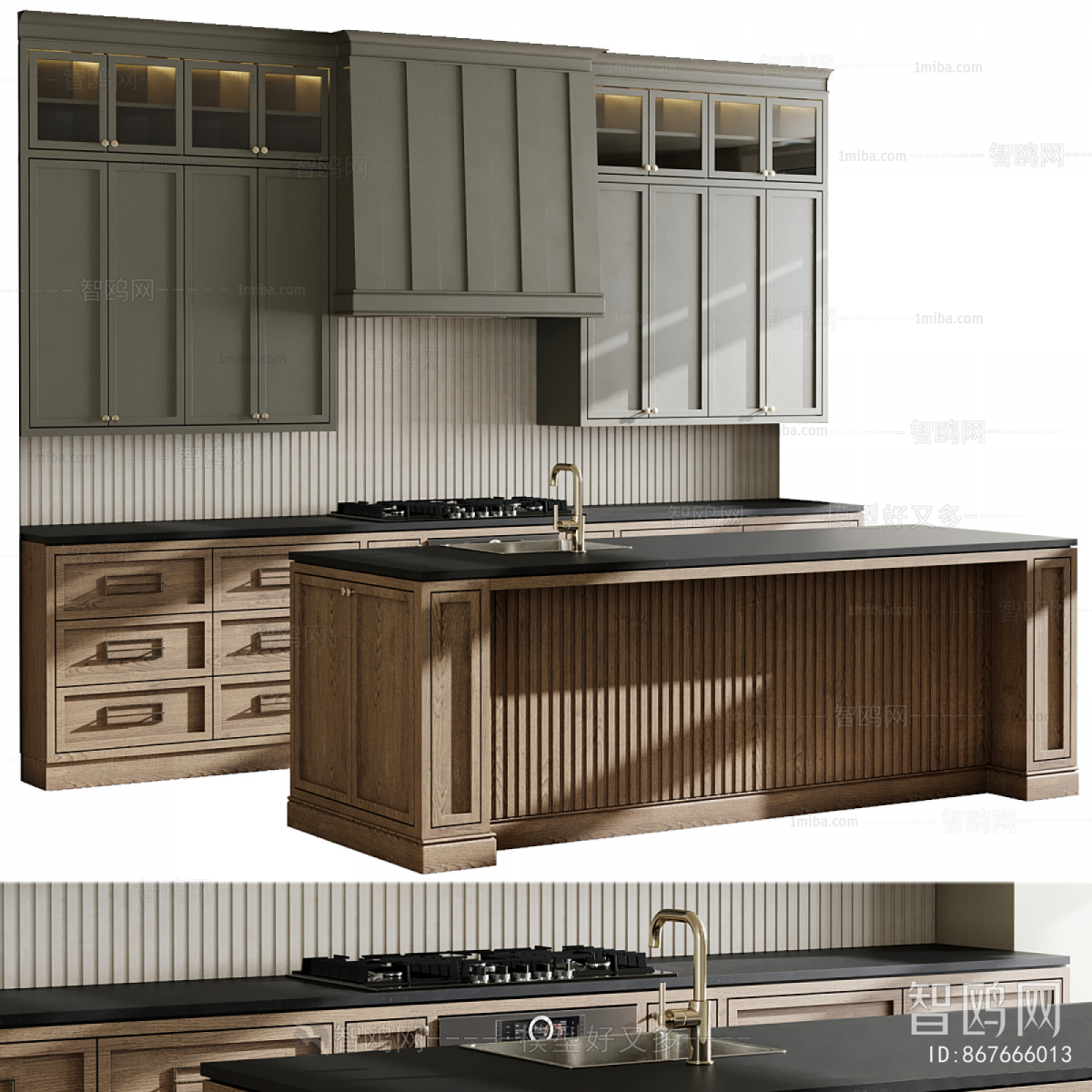 European Style Kitchen Cabinet