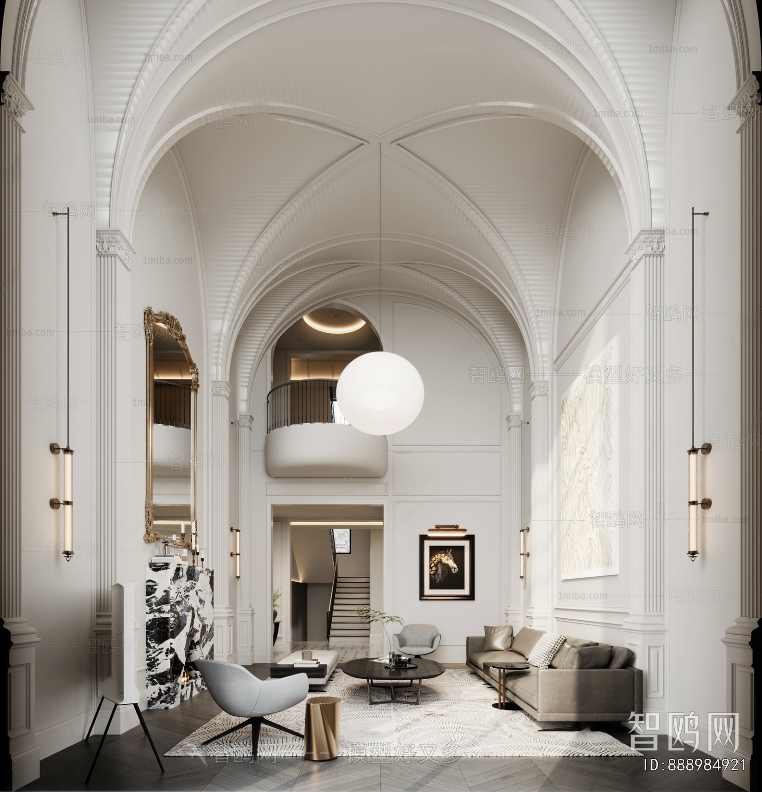 French Style A Living Room