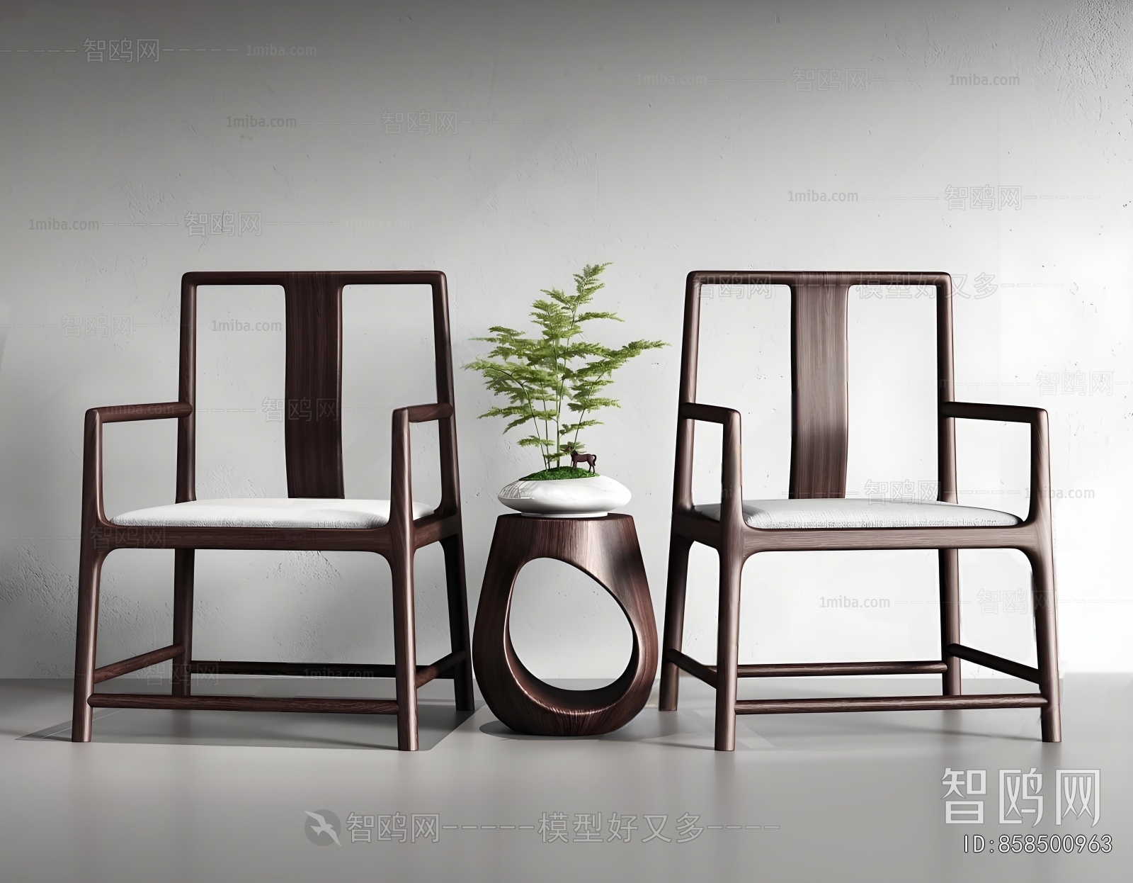 New Chinese Style Lounge Chair