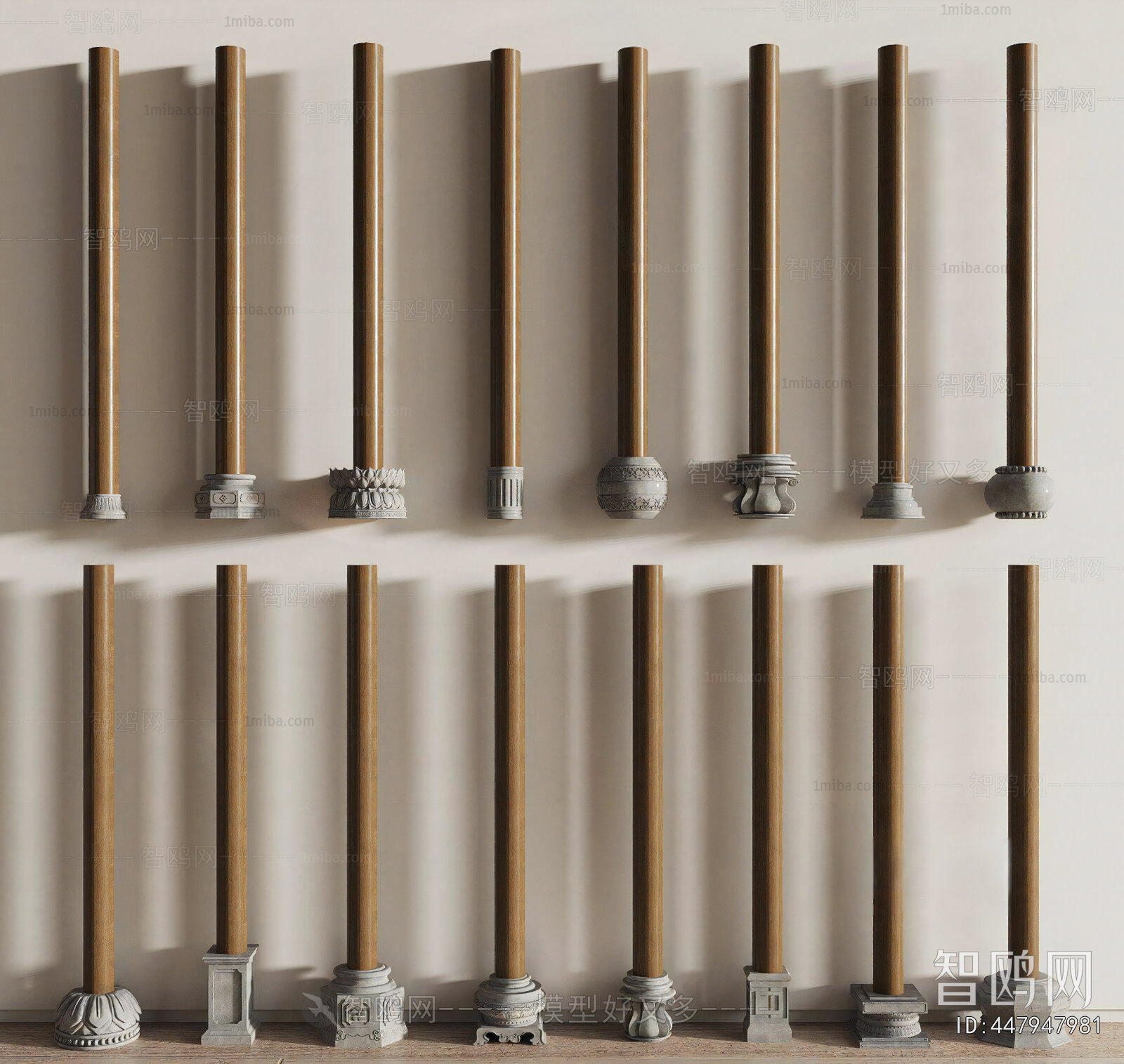 New Chinese Style Column