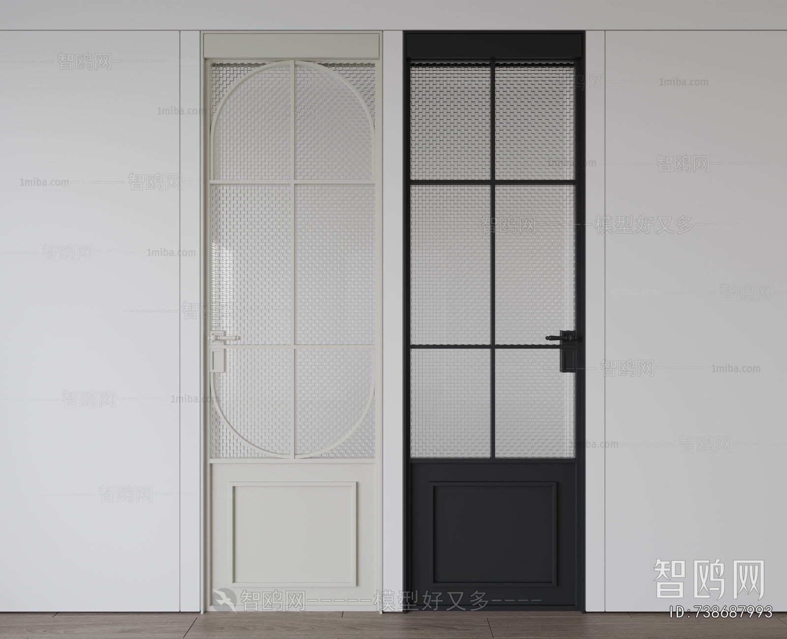 French Style Single Door