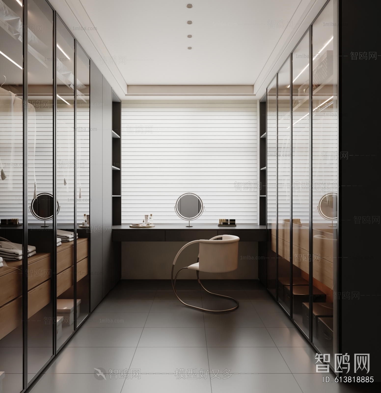 Modern Clothes Storage Area