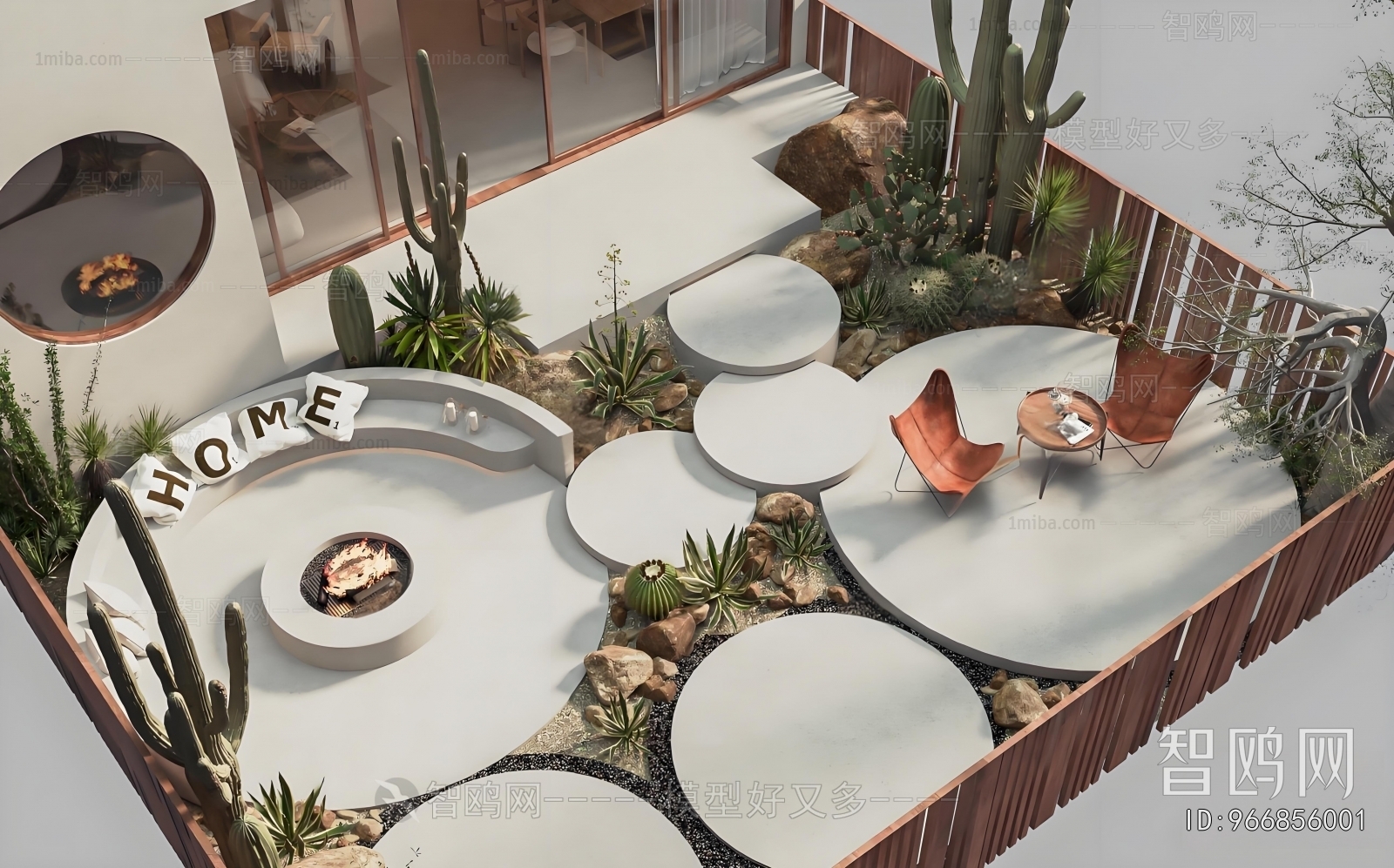 Modern Courtyard/landscape