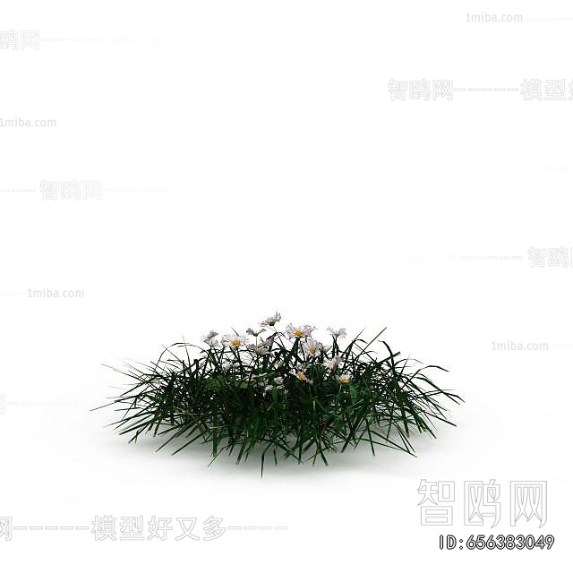 Modern Flowers And Grass
