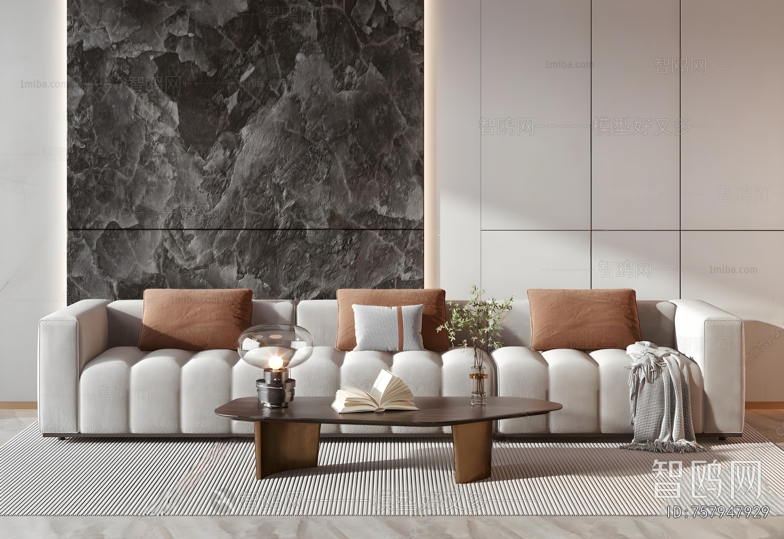 Modern Three-seat Sofa